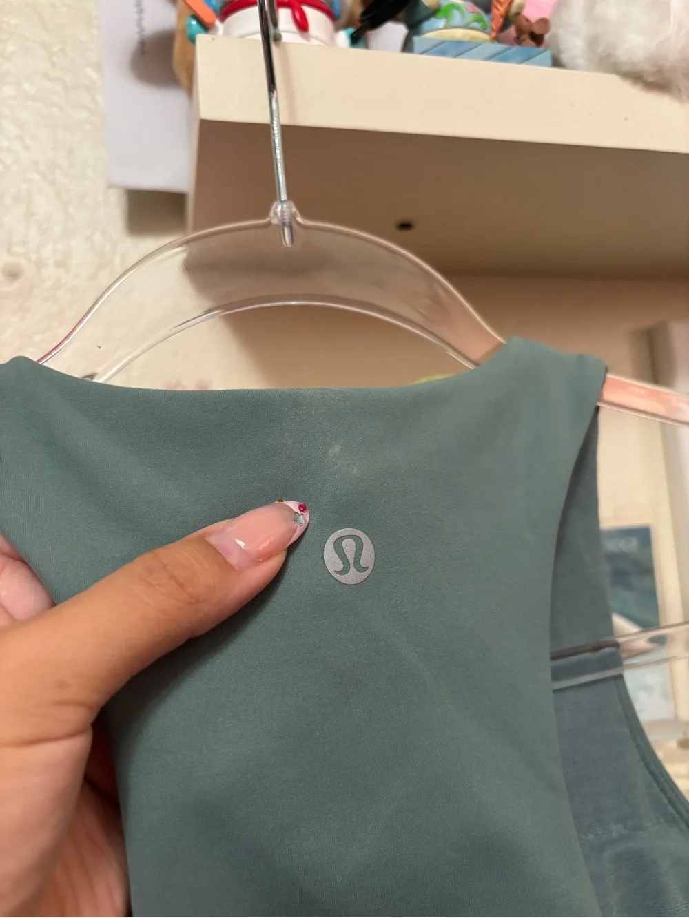 Lululemon Invigorate Training Tank Top Tidewater Teal Sz 4